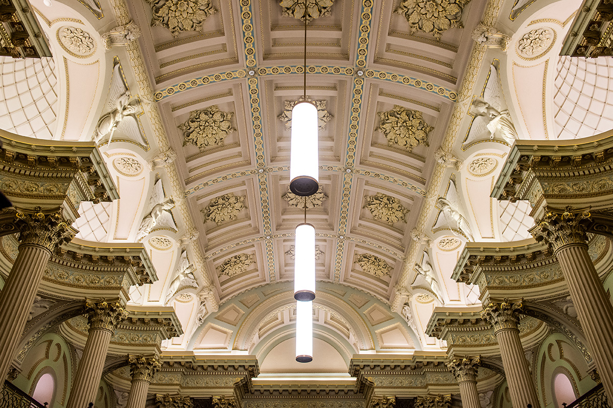 The ceiling of the Legislative Council.