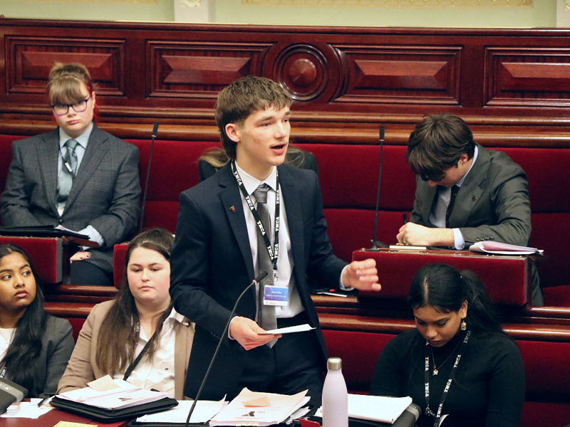 Youth parliamentarians advocate for action