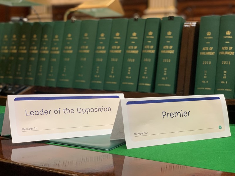 Debating in the chamber 